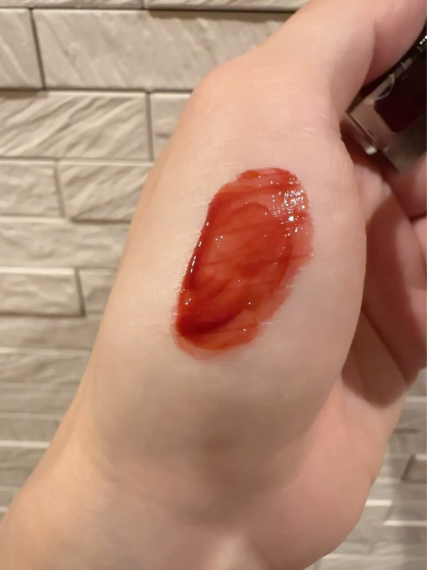 ブラーグロイリップティント/Dinto/リップティントの動画クチコミ4つ目