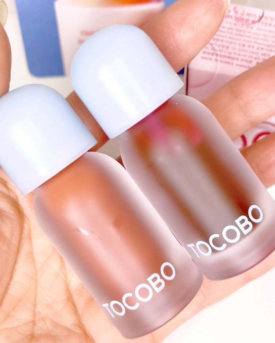 ジューシーベリープランピングリップオイル/TOCOBO/リップグロスを使ったクチコミ（2枚目）