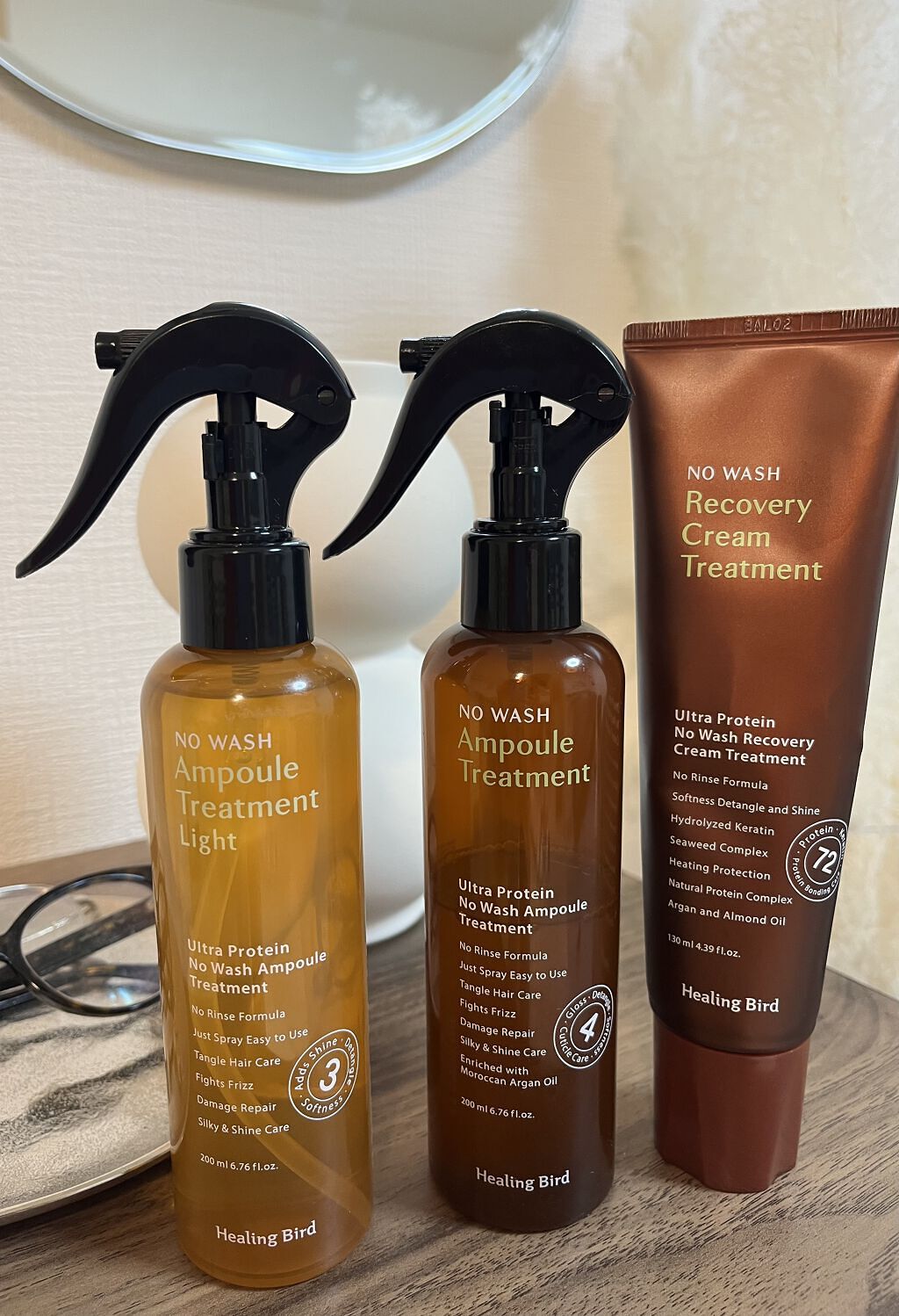 ノーウォッシュセラム　トリートメント/Healing bird/ヘアオイルの動画クチコミ5つ目