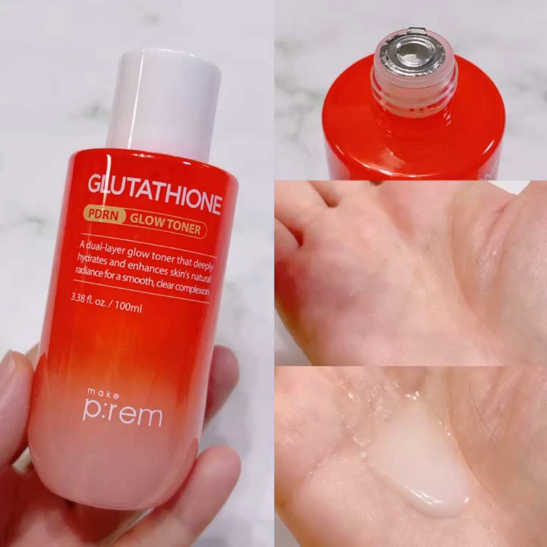 グルタチオンPDRNグロートナー /make prem/化粧水を使ったクチコミ（2枚目）