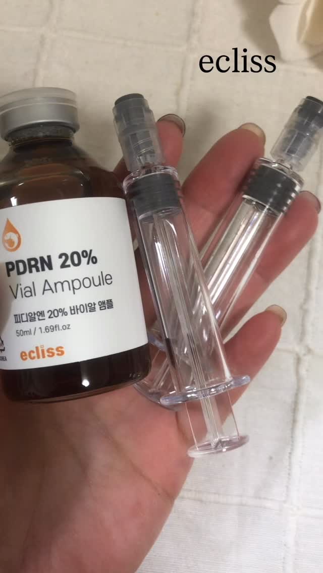 ecliss PDRN20%バイアルアンプルのクチコミ「ecliss

♡PDRN 20% バイアルアンプル 
韓国では、成分をすべて明示し高濃度処方.....」（1枚目）