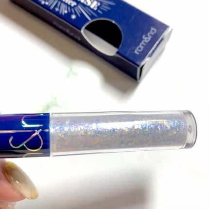 リキッド グリッター シャドウ/rom&nd/グリッターを使ったクチコミ(3枚目)