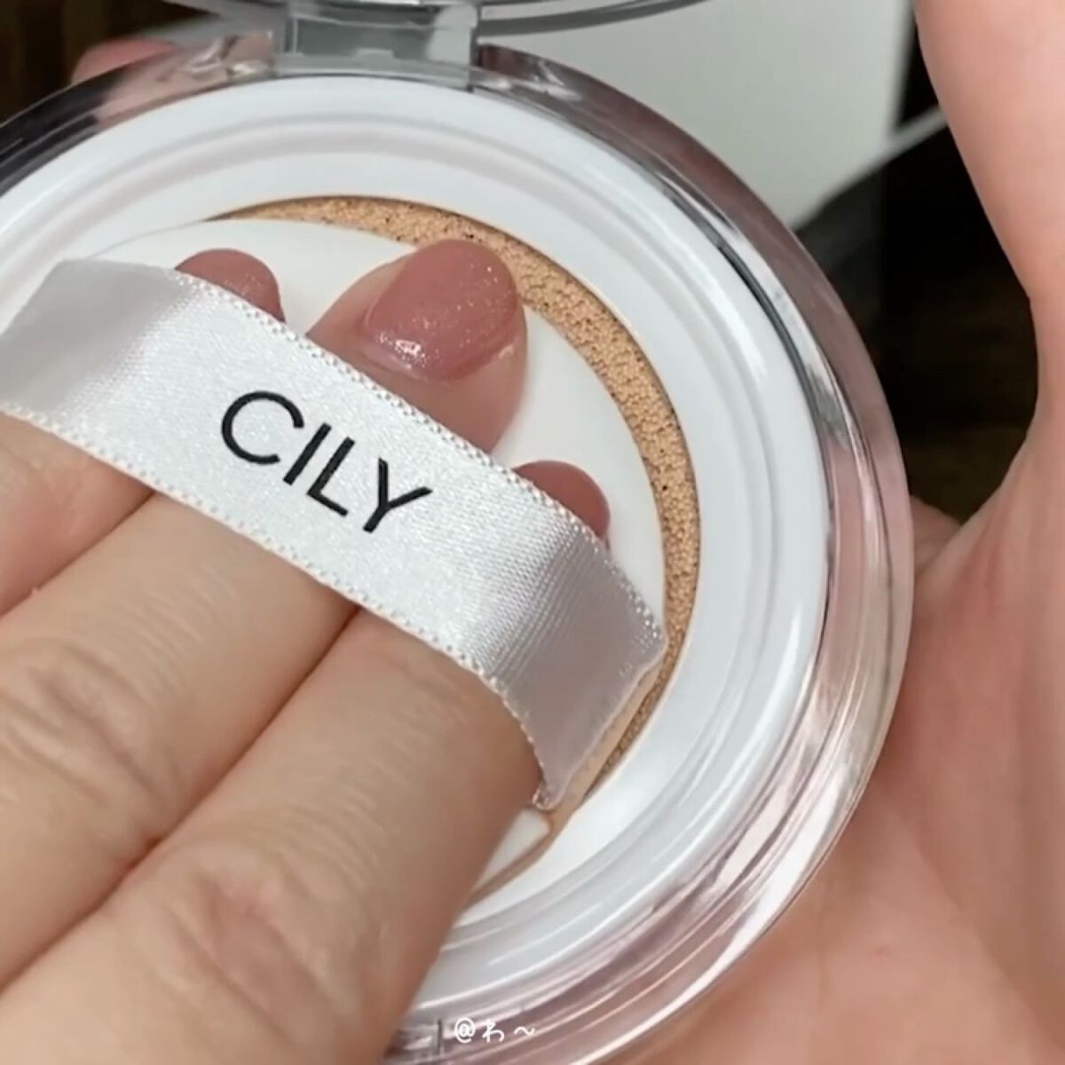 チョップ チョップクッション/CILY/クッションファンデーションを使ったクチコミ（2枚目）