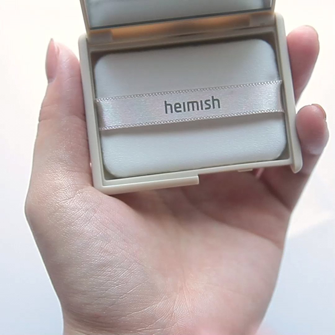 モリンガセラミドセッティングパウダーパクト/heimish/プレストパウダーを使ったクチコミ（3枚目）