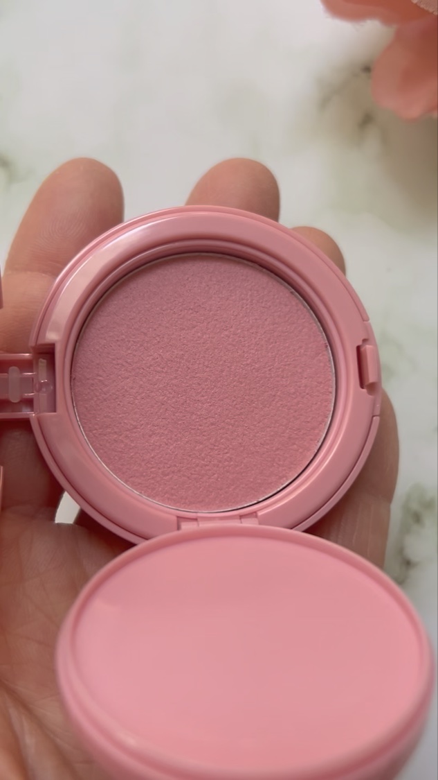 フラッフィーベルベットクッションチーク /TFIT/ジェル・クリームチークの動画クチコミ4つ目