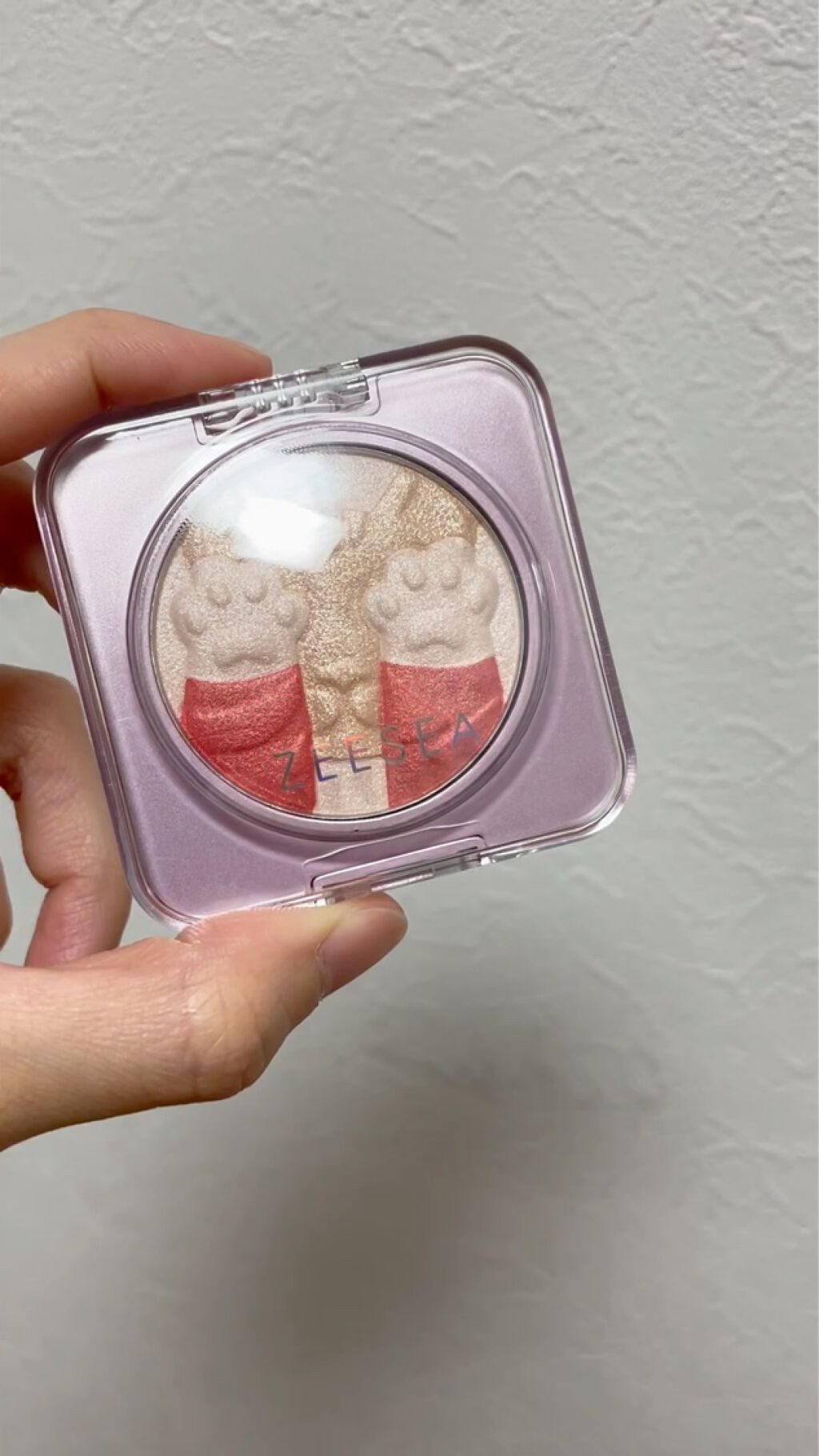 キャットハイライティングブラッシュ/ZEESEA/パウダーハイライトを使ったクチコミ（2枚目）