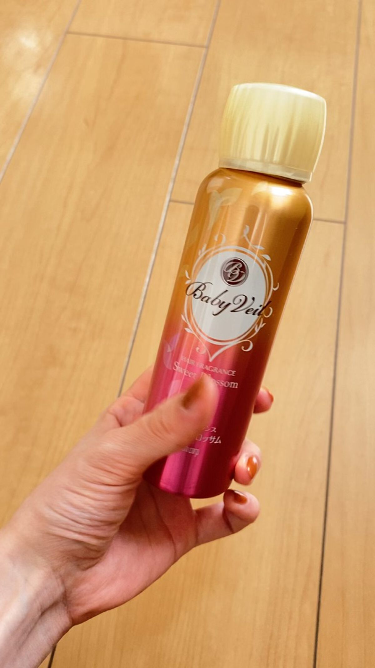 ベビーベール ヘアフレグランス スウィートブロッサム/マンダム/ヘアミストを使ったクチコミ（1枚目）