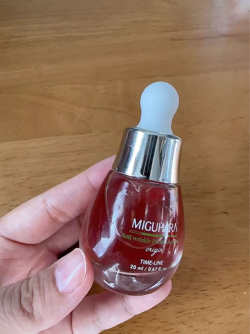 アンチリンクルエフェクトアンプルオリジン/MIGUHARA/美容液を使ったクチコミ（3枚目）