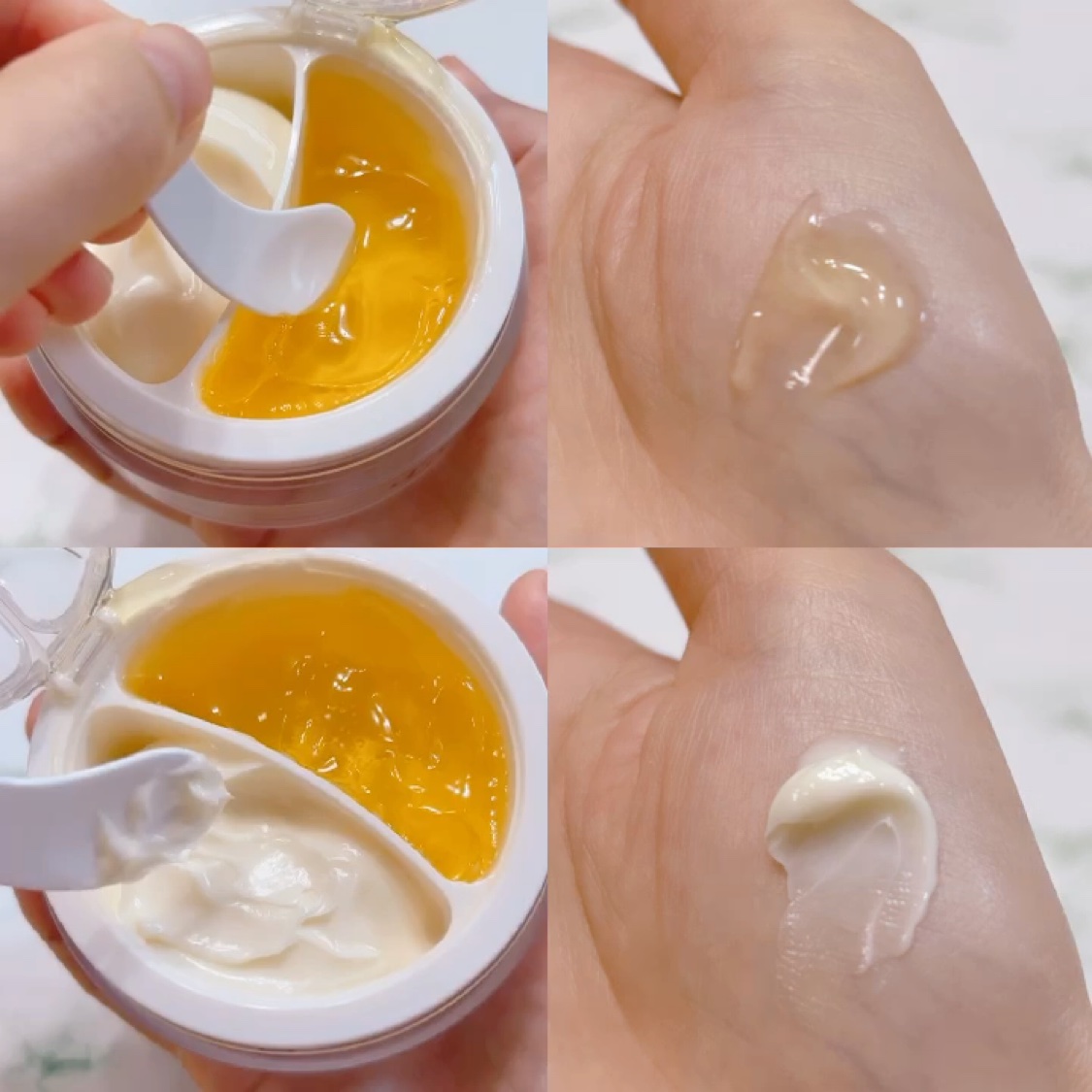 ホワイトトリュフダブルセラムアンドクリーム/ダルバ/フェイスクリームを使ったクチコミ（3枚目）