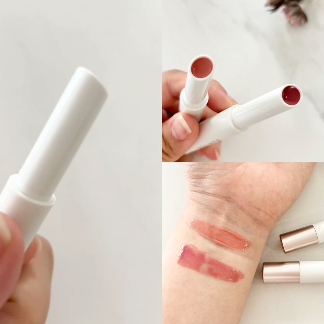 ベアグローペプチドメルティングバーム/PINATE/口紅を使ったクチコミ（3枚目）