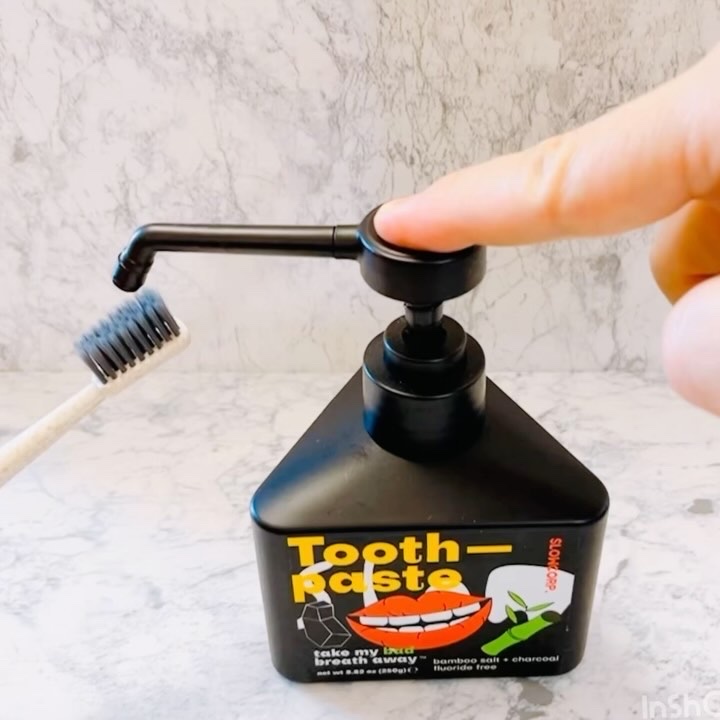 toothpaste tea tree oil + sea salt/SLOWCORP/歯磨き粉の動画クチコミ1つ目