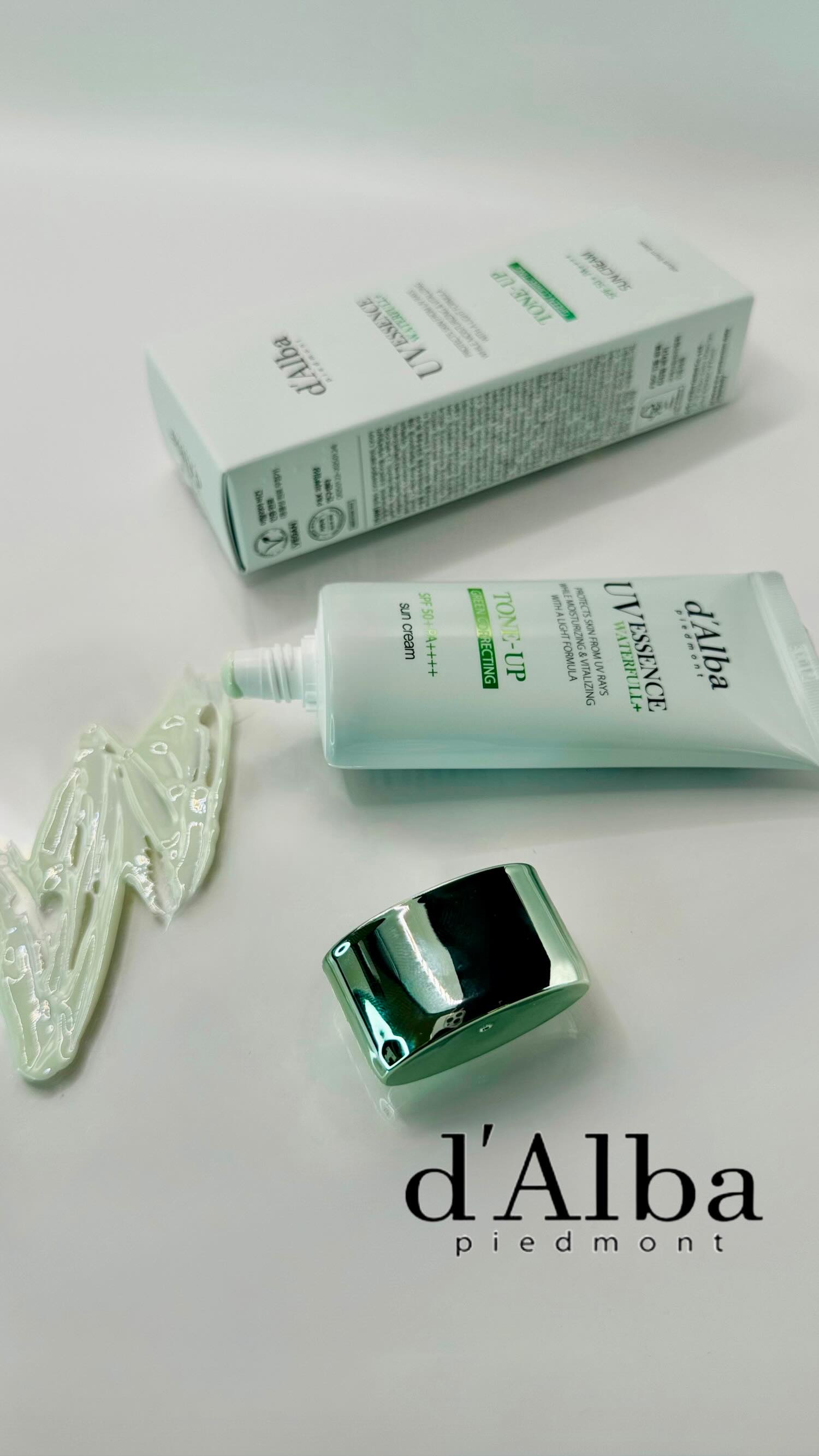 クリーンティーツリーリポソームトーンアップサンクリーム（グリーン）/ダルバ/日焼け止めクリームを使ったクチコミ（1枚目）