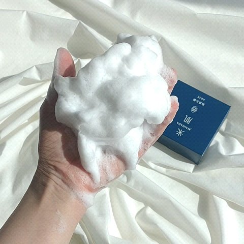 肌潤石鹸/米肌/洗顔石鹸の動画クチコミ4つ目