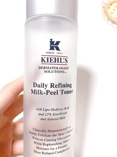 キールズ DS ライン ミルクピール トナー/Kiehl's/化粧水を使ったクチコミ（1枚目）