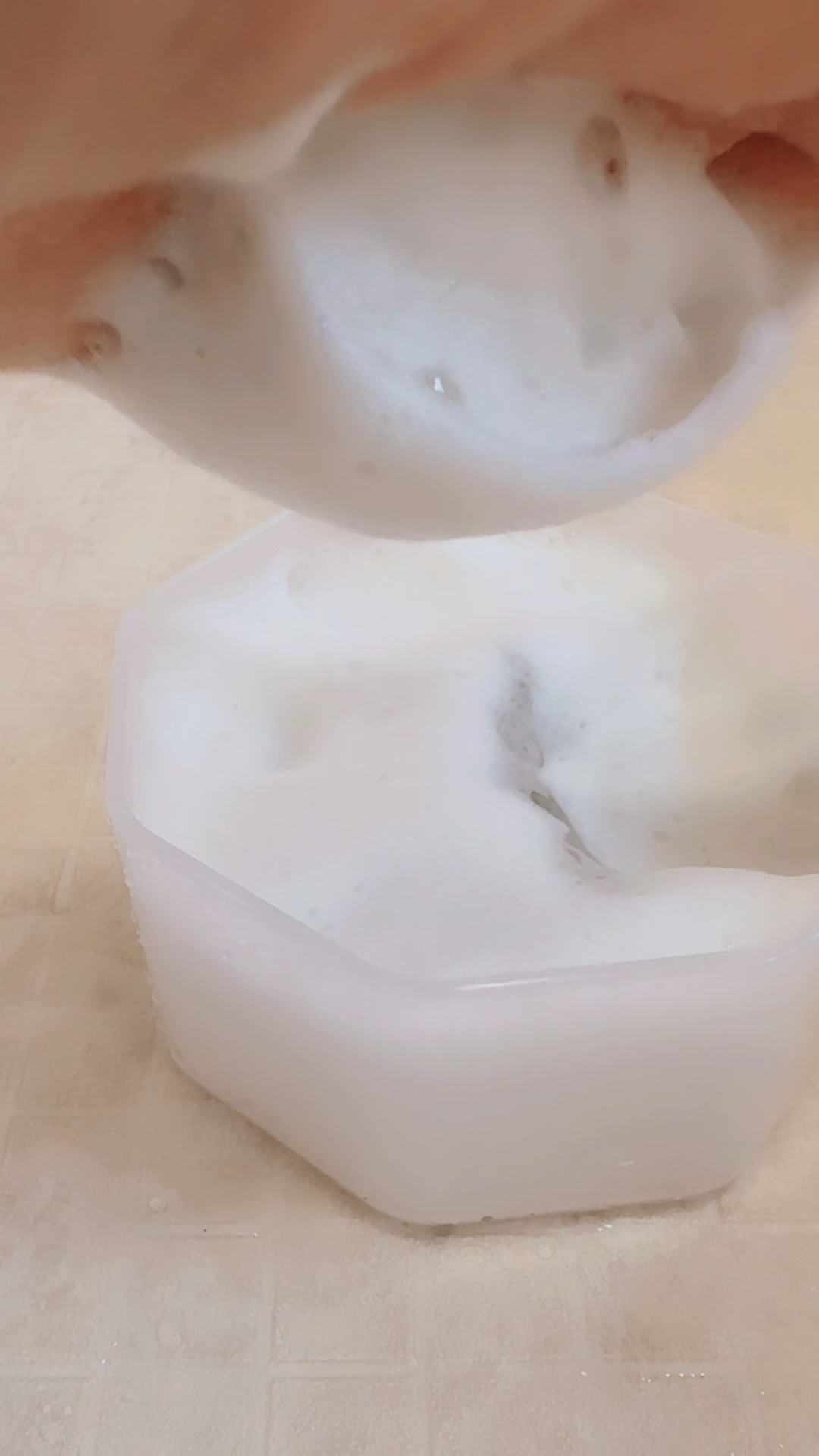 もちふわホイッパー/セリア/その他スキンケアグッズを使ったクチコミ（1枚目）