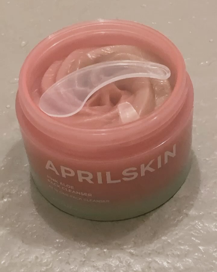 ピンクアロエメレンゲクレンザー/APRILSKIN/その他洗顔料を使ったクチコミ（3枚目）