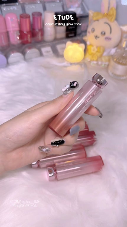 カラーラスティンググロウスティック/ETUDE/口紅の人気ショート動画