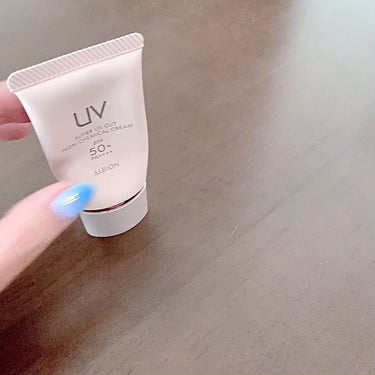 ALBION スーパー UV カット ノンケミカル クリームのクチコミ「アルビオン
スーパーUVカット ノンケミカルクリーム
40g
SPF50+ PA++++

ノ.....」（3枚目）