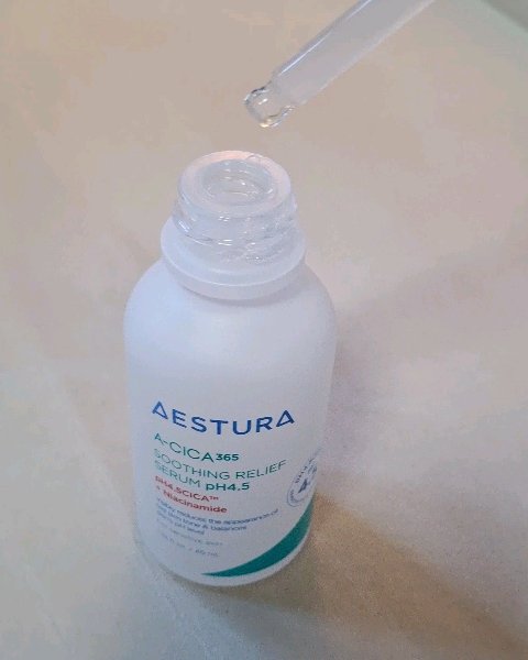 A-CICA 365 SOOTHING RELIEAF SERUM/AESTURA/美容液を使ったクチコミ（3枚目）