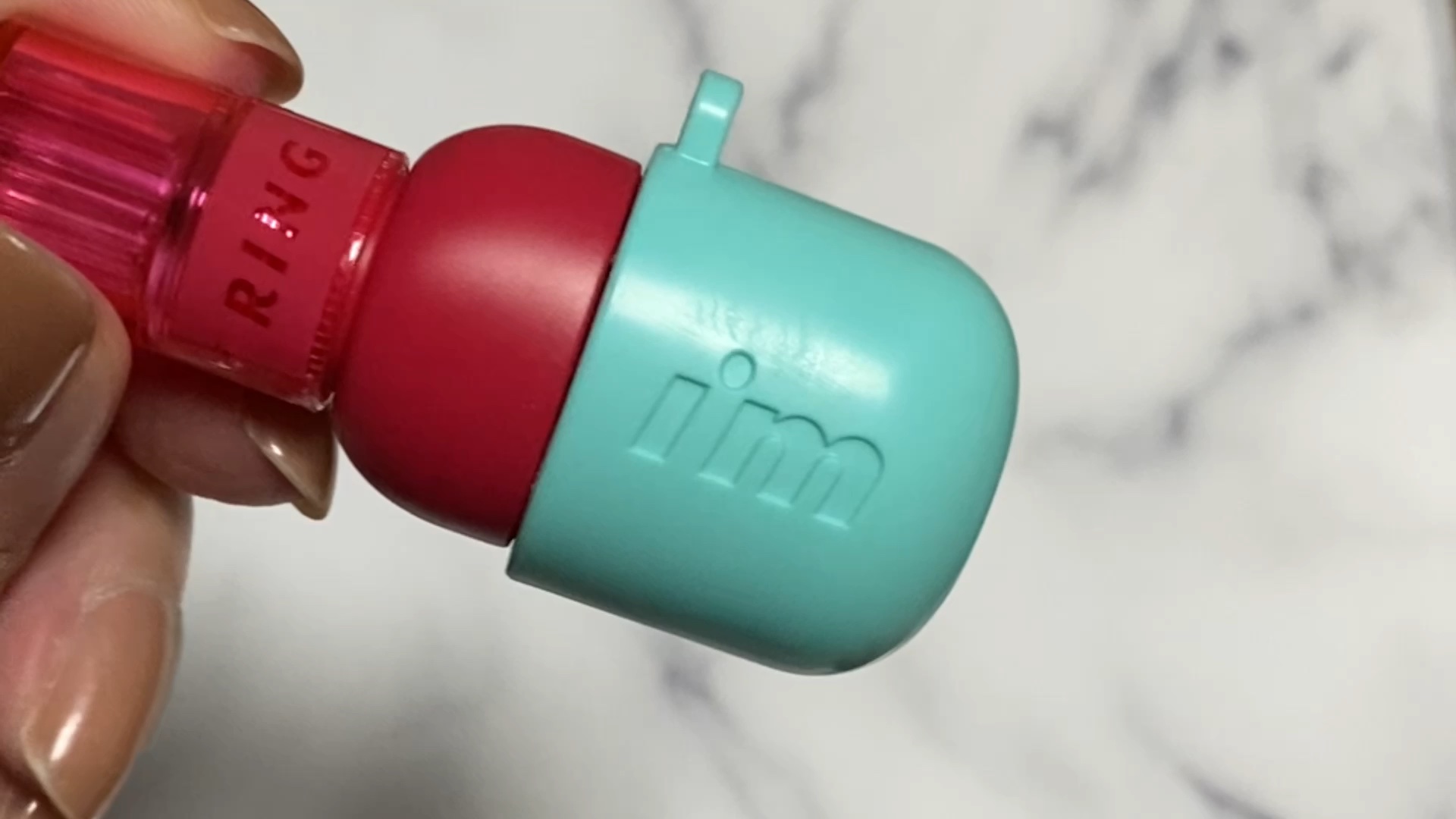 カラーキーリングウォータージェルティント/i’m meme/リップティントを使ったクチコミ（1枚目）