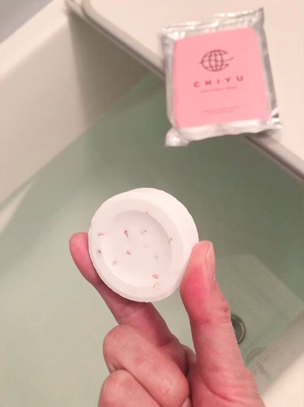 チユ ハイブリッドバスタブレット/CHIYU/無機塩系入浴剤を使ったクチコミ（1枚目）