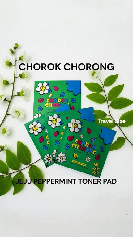 ペパーミントトナーパッド/CHOROK CHORONG/トナーパッドの動画クチコミ1つ目