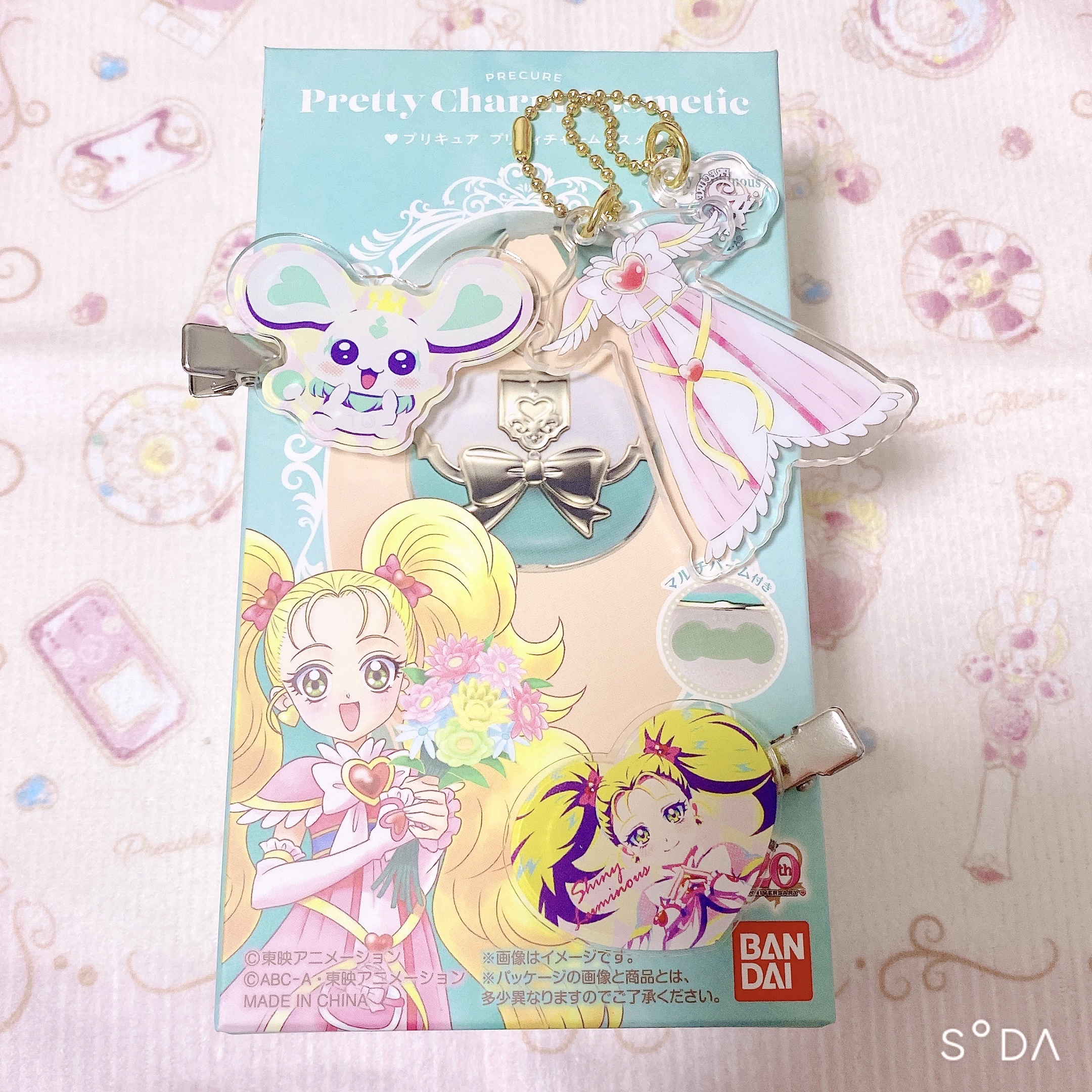 ふたりはプリキュアMaxHeart 前髪クリップ/サンキューマート/ヘアアクセサリーを使ったクチコミ（1枚目）