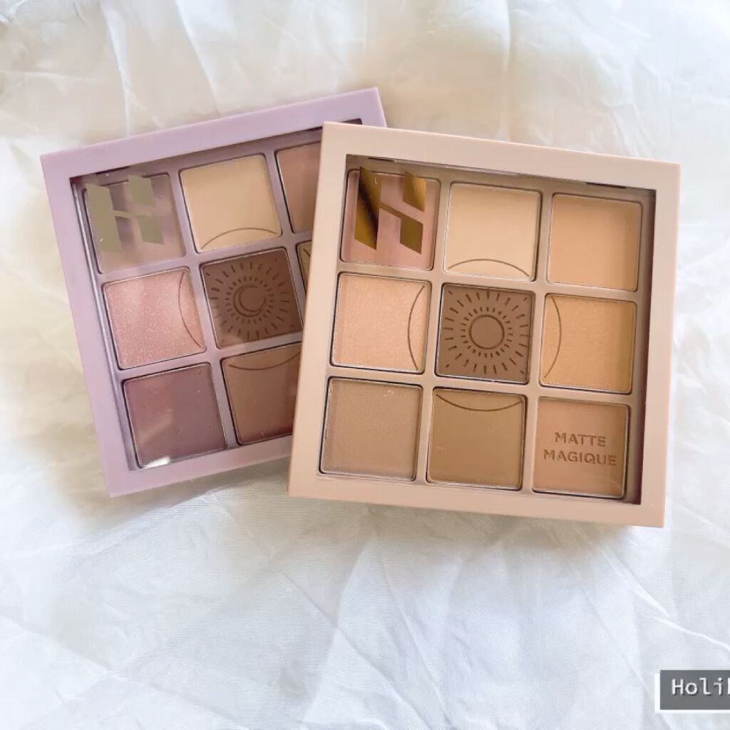 マイフェイブムードアイパレット 9カラー/HOLIKA HOLIKA/アイシャドウパレットを使ったクチコミ（2枚目）