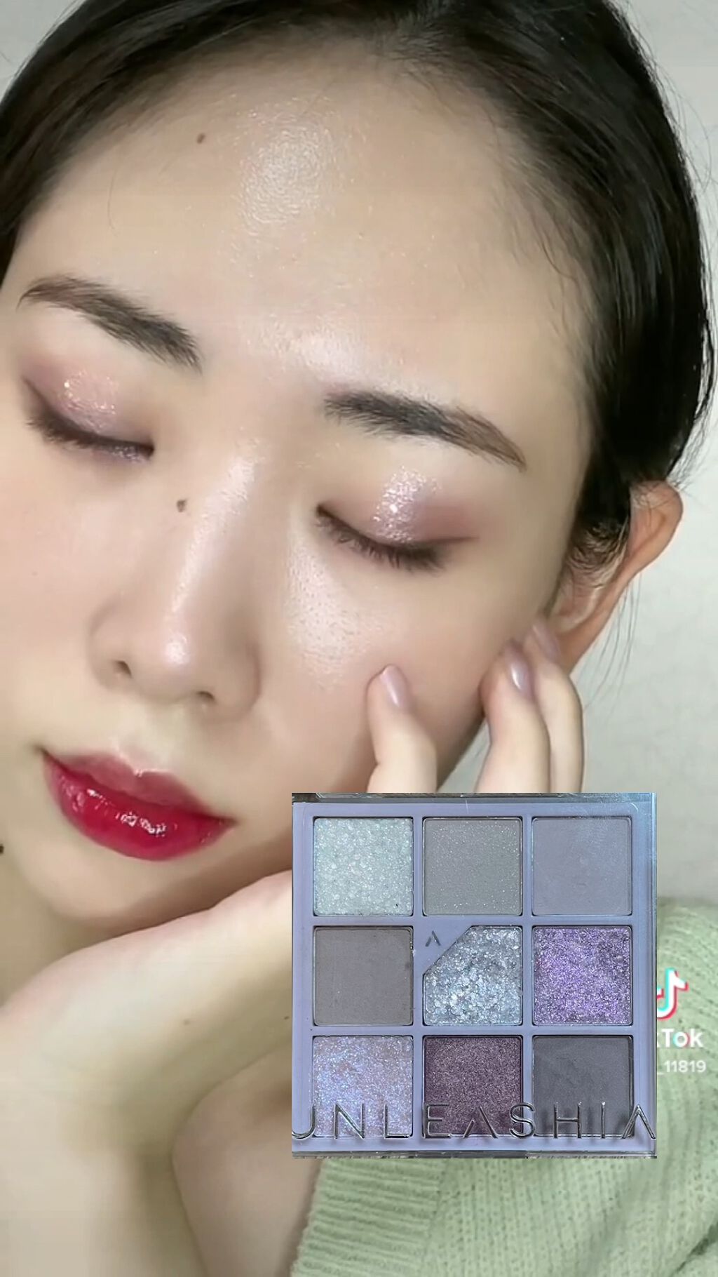 グリッターペディアアイパレット/unleashia/アイシャドウパレットを使ったクチコミ（1枚目）