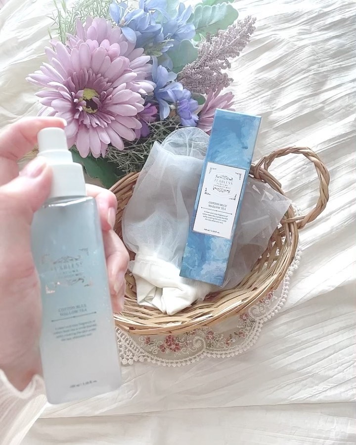 パヒュームヘア＆ボディミスト コットンブルーメロウティー/TEABLESS/ヘアミストを使ったクチコミ（3枚目）