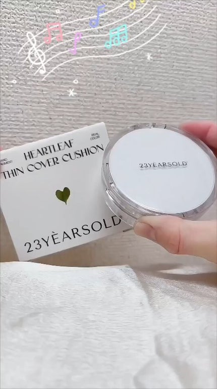 ハートリーフシーンカバークッション/23years old/クッションファンデーションを使ったクチコミ(1枚目)