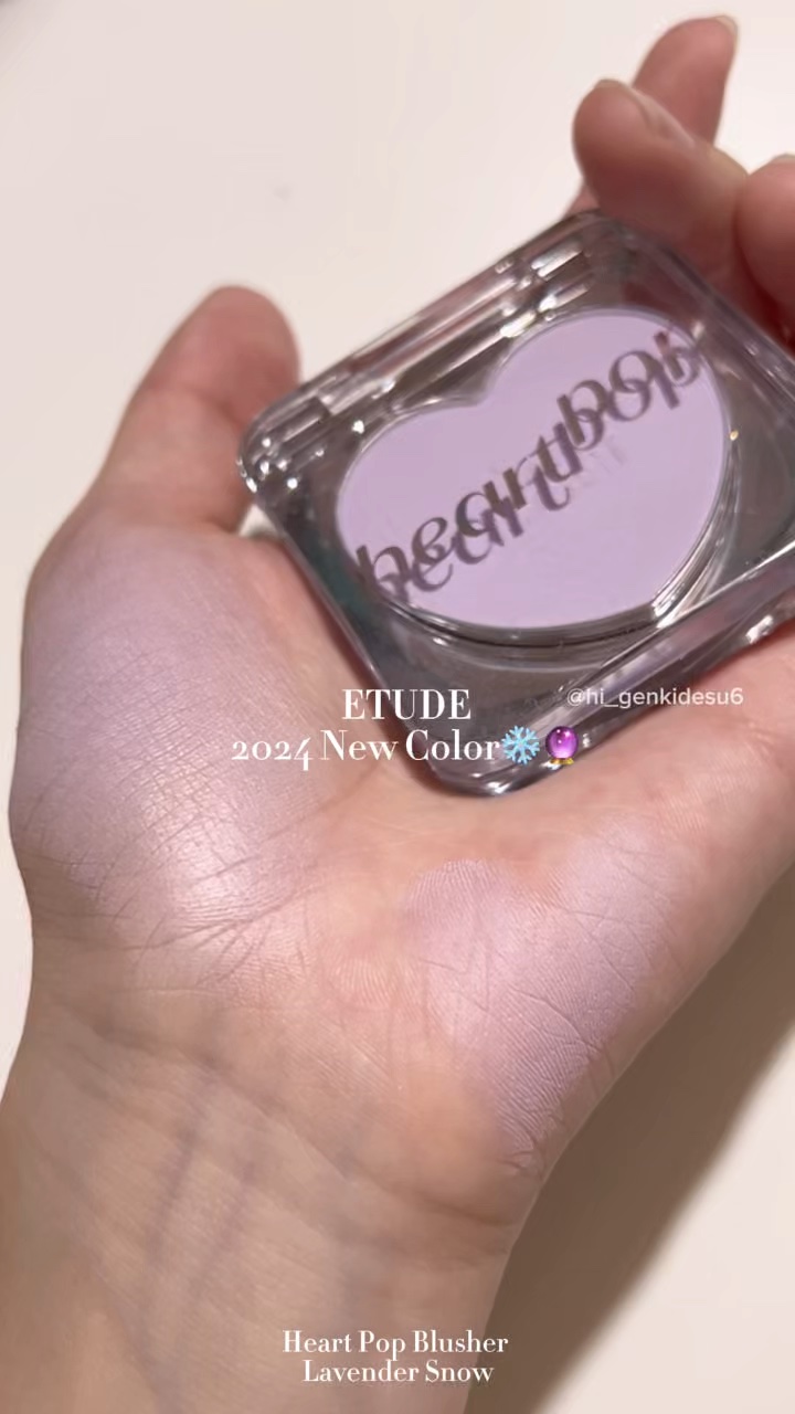 ハートポップブラッシャー/ETUDE/パウダーチークの人気ショート動画