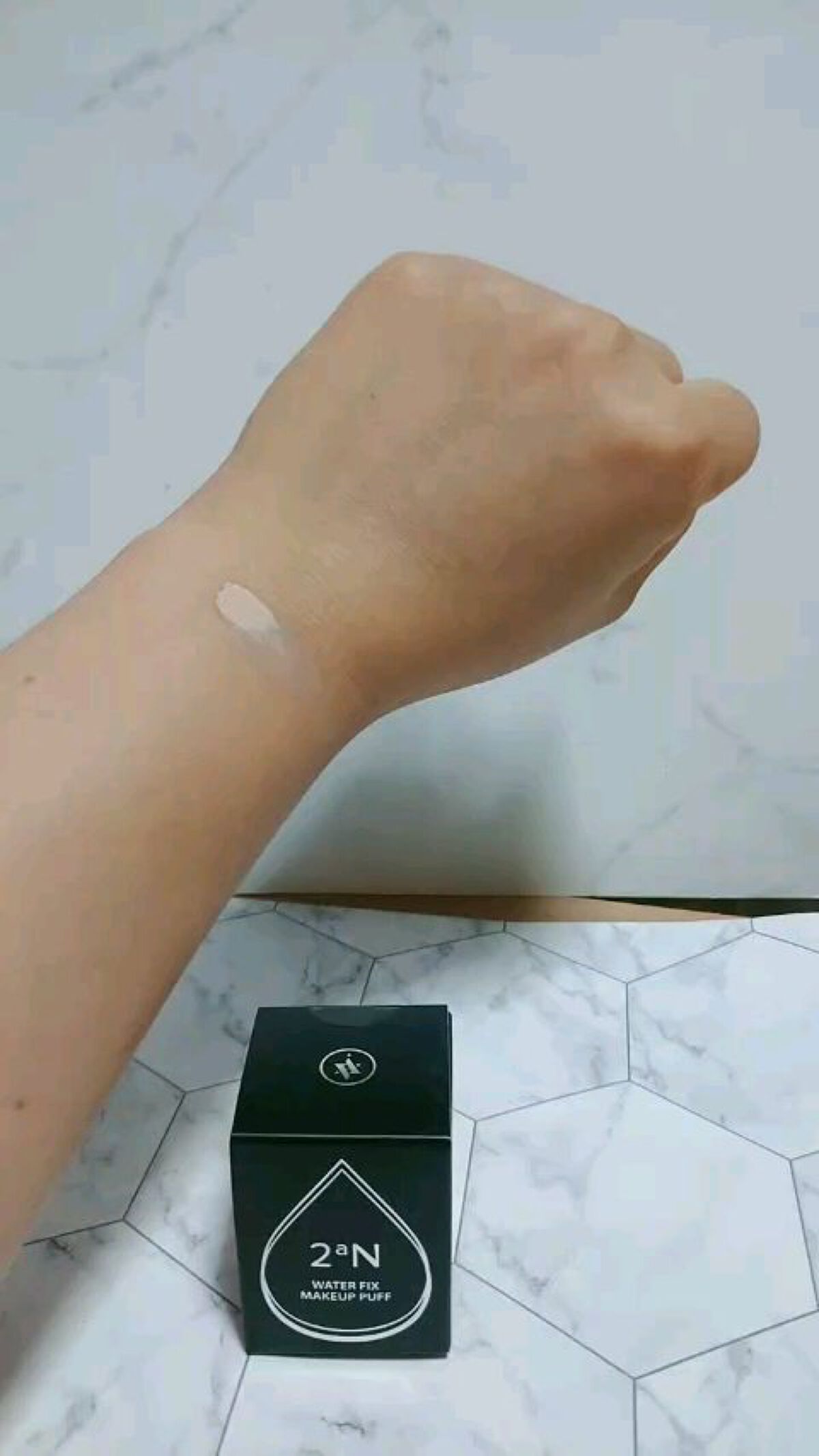 ウォーターフィックスメイクアップパフ/2aN/パフ・スポンジを使ったクチコミ（1枚目）