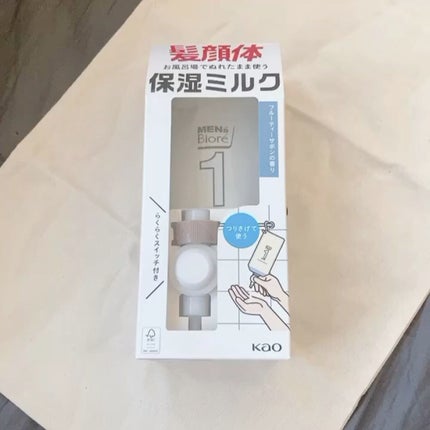 ONE オールインワン全身洗浄料 清潔感のあるフルーティーサボンの香り/メンズビオレ/洗顔フォームを使ったクチコミ(1枚目)