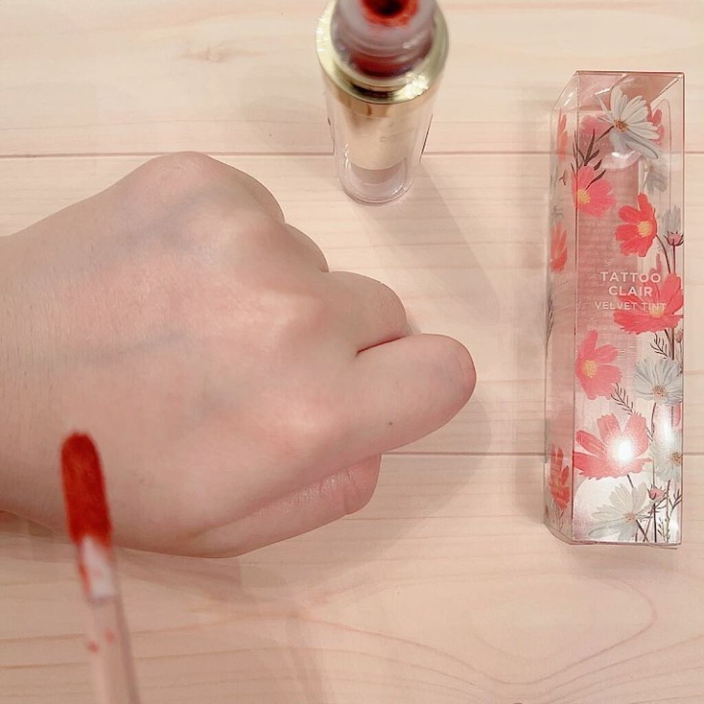 タトゥーベルベットティント/フォレンコス/リップティントを使ったクチコミ（3枚目）