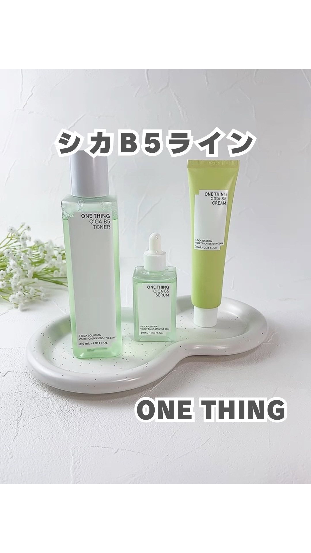 シカB5トナー/ONE THING/化粧水を使ったクチコミ（1枚目）