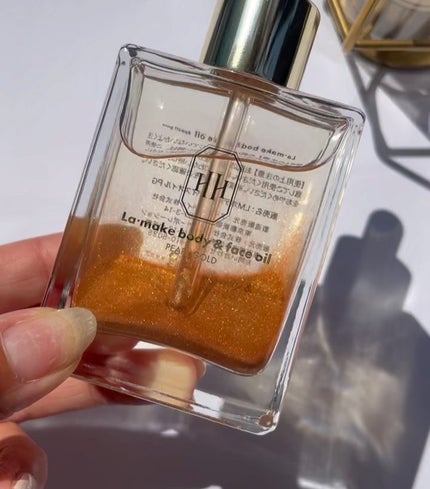 ラ・メイク ボディ&フェイスオイル/H×H/ボディオイルを使ったクチコミ(2枚目)