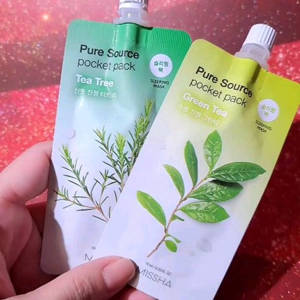 ピュアソースポケットパック/MISSHA/洗い流すパック・マスクを使ったクチコミ(1枚目)