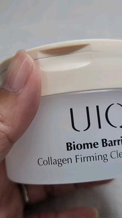 バイオームバリアコラーゲンファーミングクレンジングバーム/UIQ/クレンジングバームの人気ショート動画