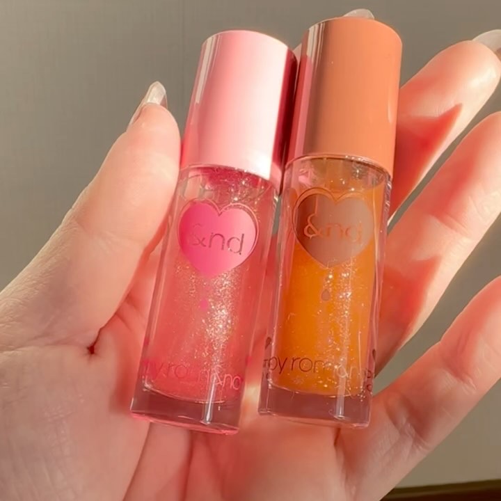 グラッシーコーティンググロス/&nd by rom&nd/リップグロスを使ったクチコミ（3枚目）