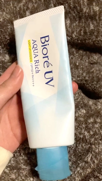 ビオレUV アクアリッチ ライトアップエッセンス/ビオレ/日焼け止めクリームを使ったクチコミ（1枚目）