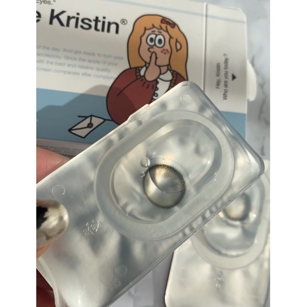 Secretive Kristen/Hapa kristin/カラーコンタクトレンズを使ったクチコミ（2枚目）