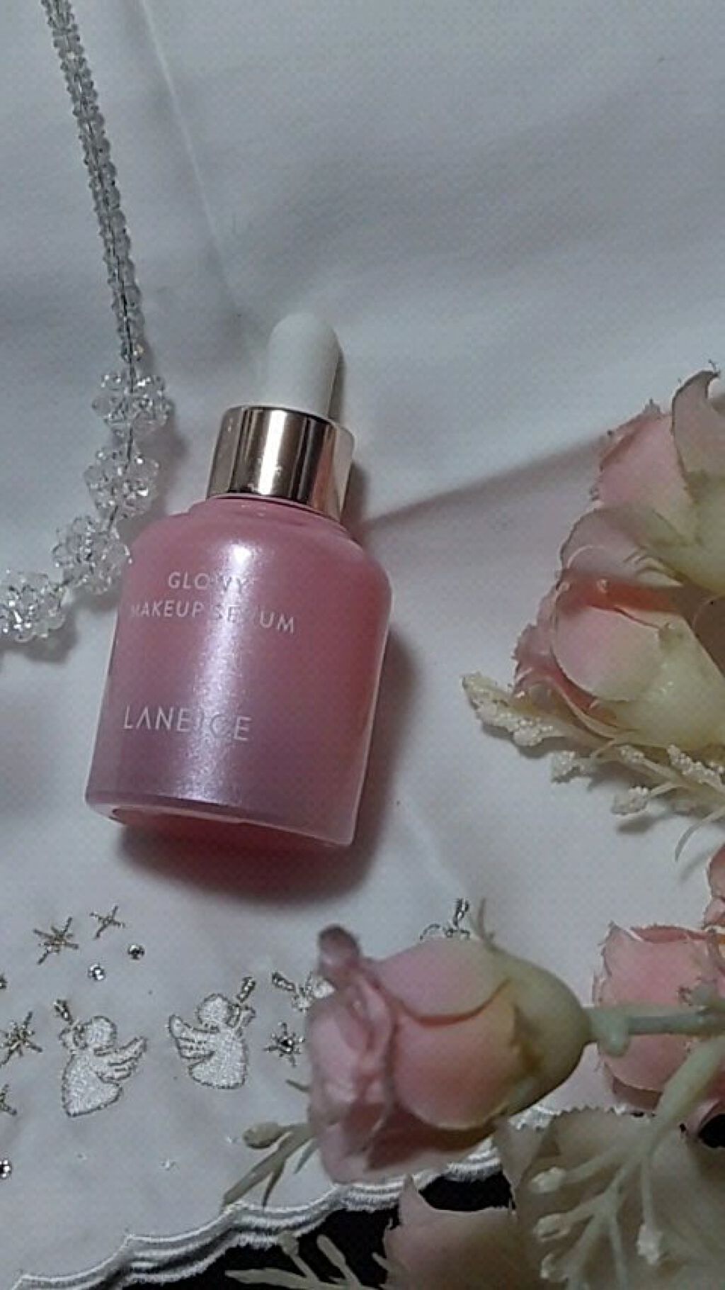 LANEIGE グロウィ メイクアップセラムのクチコミ「この冬イチオシの下地です！！

自然な艶感と保湿力、加えてファンデの密着力をあげてくれます。し.....」（3枚目）