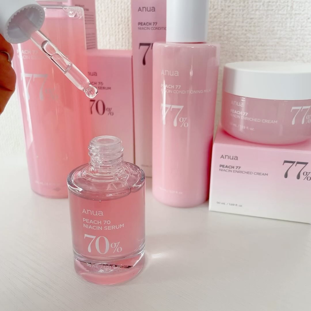 桃70%ナイアシンセラム/Anua/美容液を使ったクチコミ（2枚目）