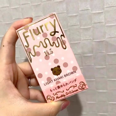 Flurry Monthly/Flurry by colors/カラーコンタクトレンズの動画クチコミ1つ目