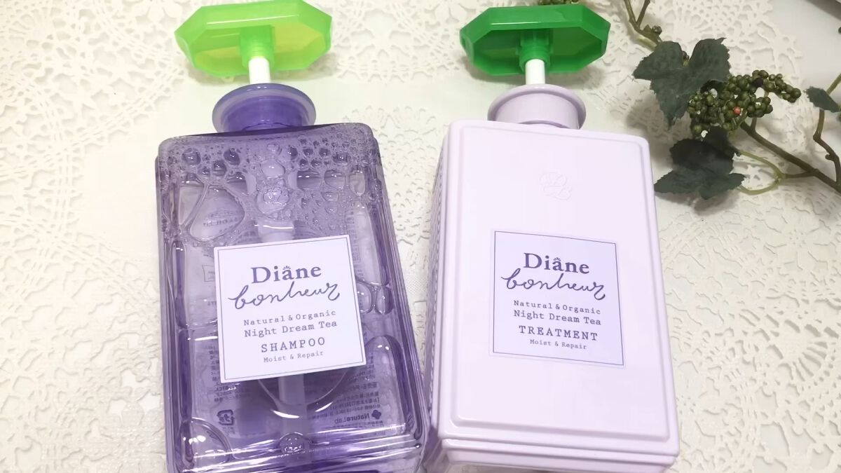 ダイアンボヌール モイスト＆リペア シャンプー/トリートメント ナイトドリームティーの香り/ダイアン/市販シャンプーの人気ショート動画