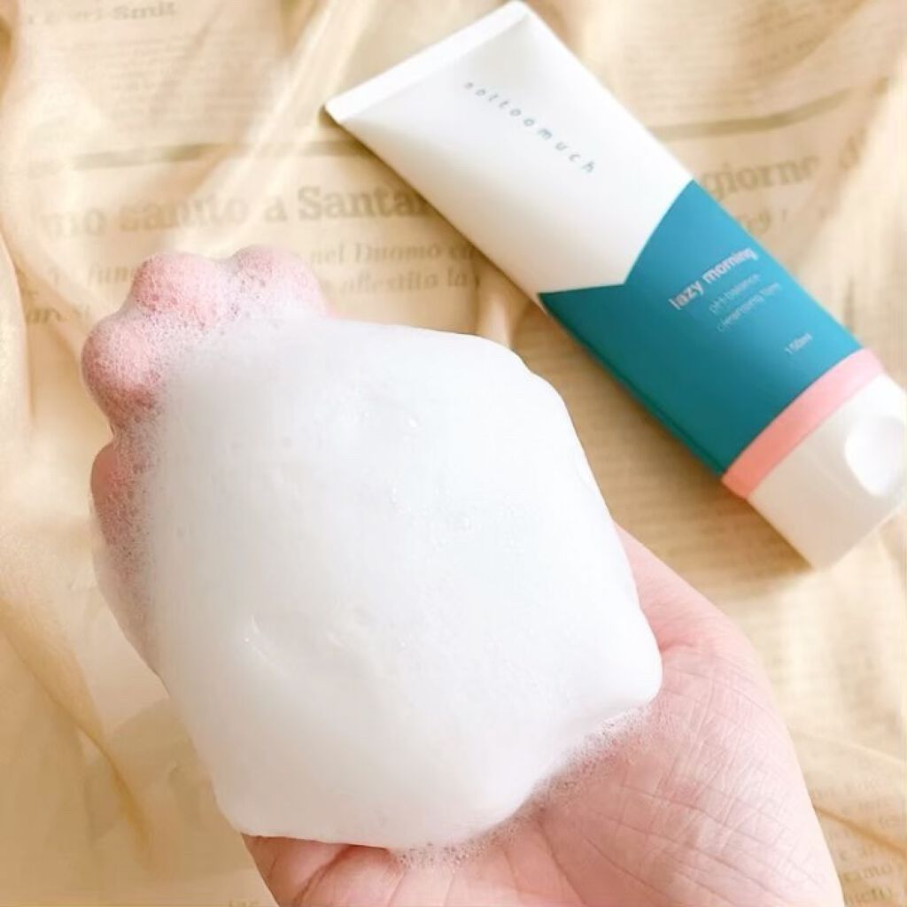 レイジーモーニング pHバランスクレンジングフォーム/nottoomuch/洗顔フォームの動画クチコミ1つ目