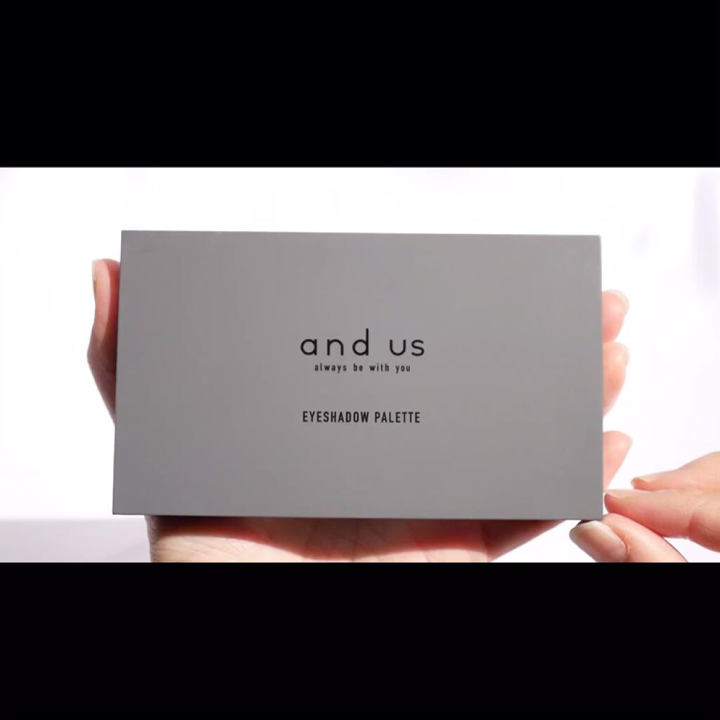 and U アイシャドウパレット/and U/アイシャドウパレットの動画クチコミ4つ目
