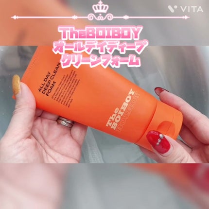 TheBOIBOY オールデイ ディープクリーンフォームのクチコミ「🌺 オールデイディープクリーンフォーム
〜詰まった毛穴の原因の肌トラブルとはもうサヨナラ〜
・.....」(2枚目)