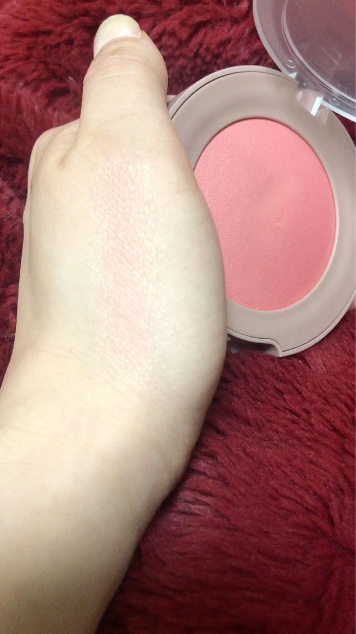 トゥルーディメンショングロウチーク/hince/パウダーチークを使ったクチコミ（1枚目）